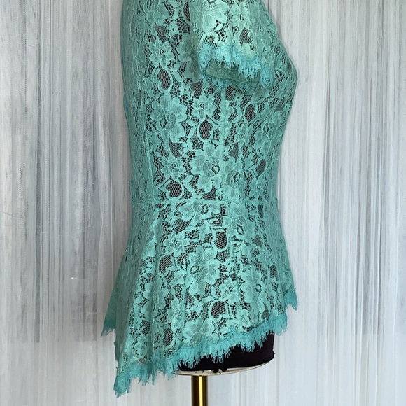 COPY - (2) BCBGMaxAZRIA “Evia” lace, peplum, unlined, short sleeves (1.) Med (2… - Picture 6 of 16